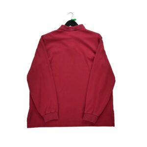 Polo manches longues homme rouge Polo Ralph Lauren Col Polo