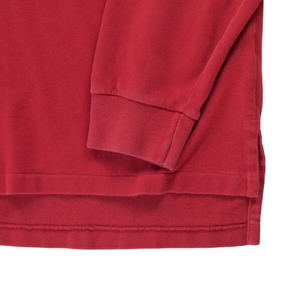 Polo manches longues homme rouge Polo Ralph Lauren Col Polo