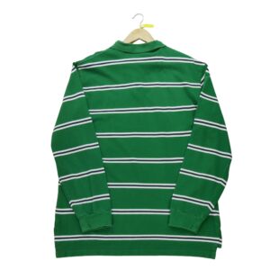 Polo manches longues homme vert Polo Ralph Lauren Motif a rayures Col Polo