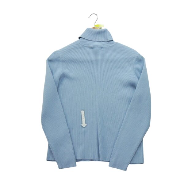 Pull femme manches longues bleu clair Polo Ralph Lauren Col Roule