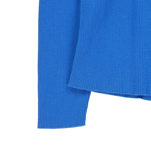 Pull femme manches longues bleu Polo Ralph Lauren Col Roule