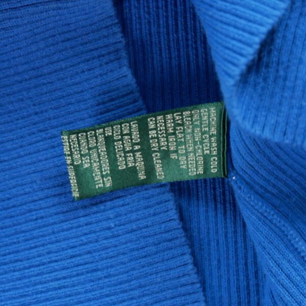 Pull femme manches longues bleu Polo Ralph Lauren Col Roule
