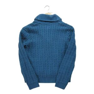 Pull femme manches longues bleu Polo Ralph Lauren Col V