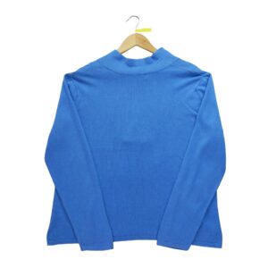 Pull femme manches longues bleu Polo Ralph Lauren Col V