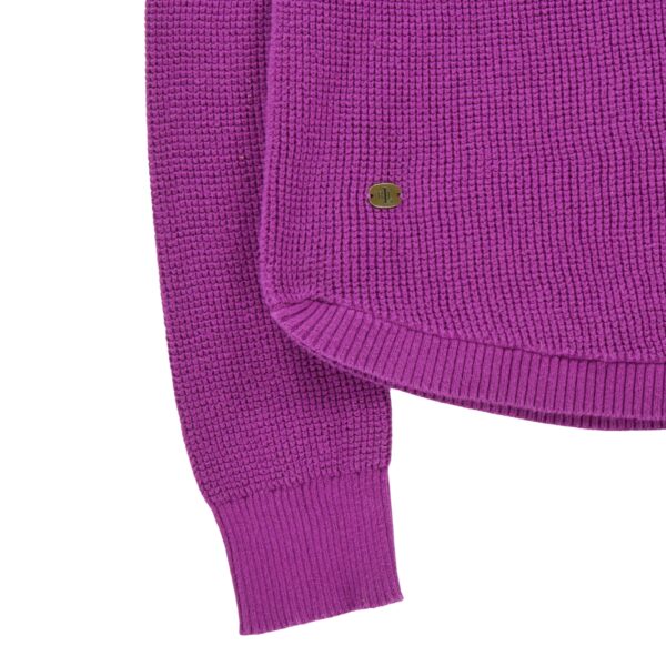 Pull femme manches longues bordeaux Polo Ralph Lauren Col Rond