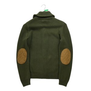 Pull femme manches longues kaki Polo Ralph Lauren Col Montant