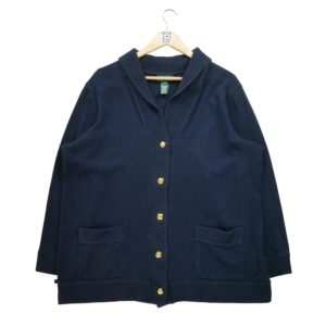 Pull femme manches longues marine Polo Ralph Lauren Col V