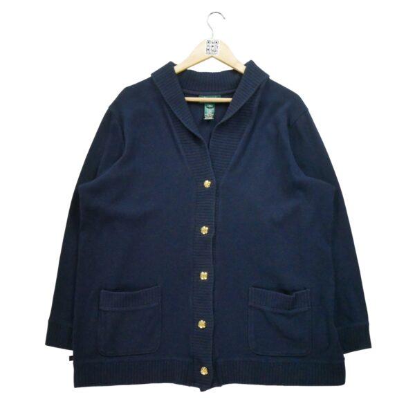 Pull femme manches longues marine Polo Ralph Lauren Col V
