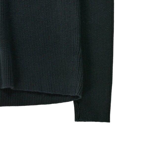 Pull femme manches longues noir Polo Ralph Lauren Col Roule