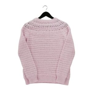 Pull femme manches longues rose Polo Ralph Lauren Col Rond