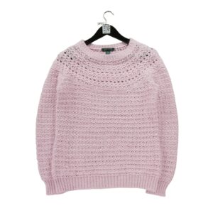 Pull femme manches longues rose Polo Ralph Lauren Col Rond