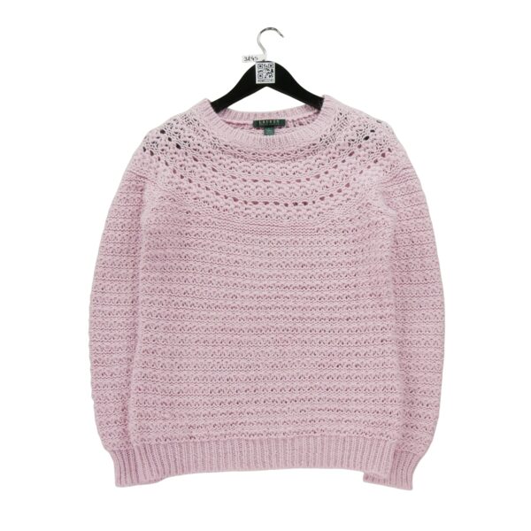 Pull femme manches longues rose Polo Ralph Lauren Col Rond