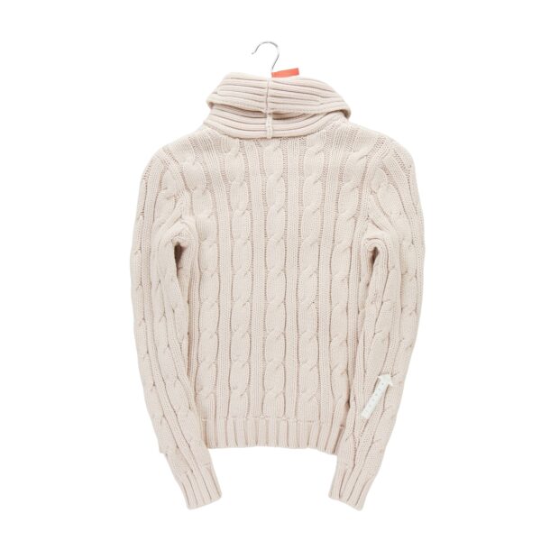 Pull femme manches longues rose Polo Ralph Lauren Col V