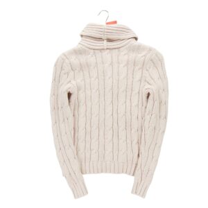 Pull femme manches longues rose Polo Ralph Lauren Col V