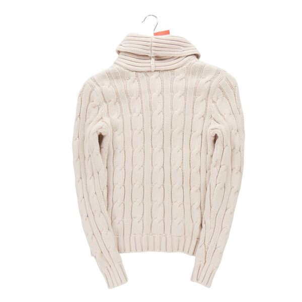 Pull femme manches longues rose Polo Ralph Lauren Col V