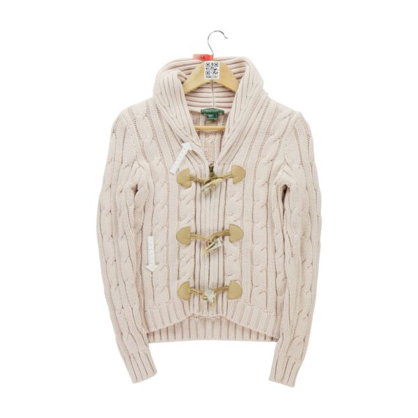 Pull femme manches longues rose Polo Ralph Lauren Col V