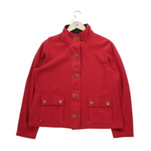Pull femme manches longues rouge Polo Ralph Lauren Col Montant