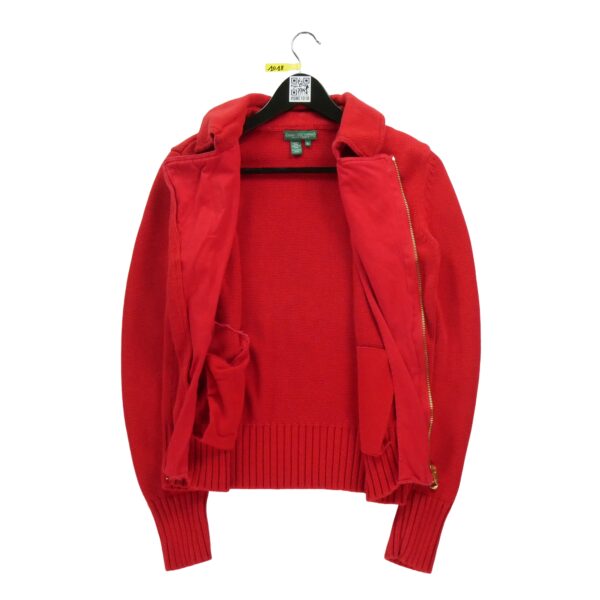 Pull femme manches longues rouge Polo Ralph Lauren Col Rond