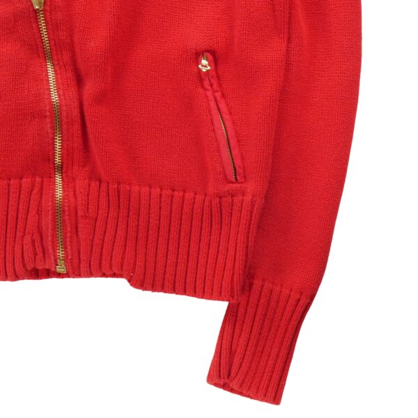 Pull femme manches longues rouge Polo Ralph Lauren Col Rond