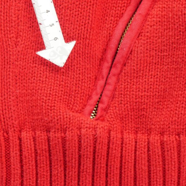 Pull femme manches longues rouge Polo Ralph Lauren Col Rond