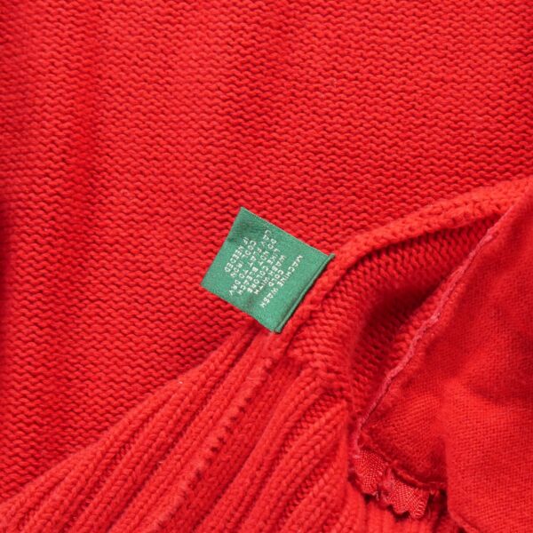 Pull femme manches longues rouge Polo Ralph Lauren Col Rond