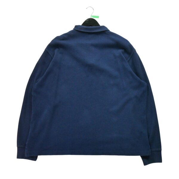 Pull homme manches longues marine Polo Ralph Lauren Col Montant