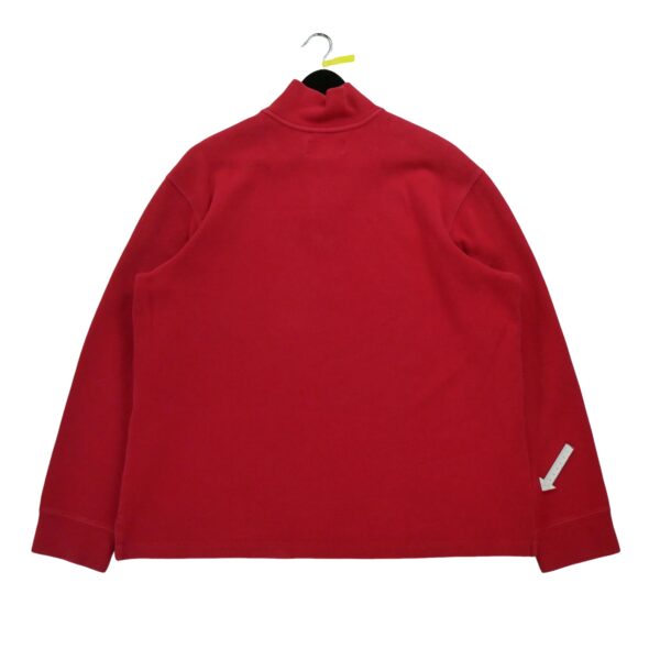 Pull homme manches longues rouge Polo Ralph Lauren Col Montant