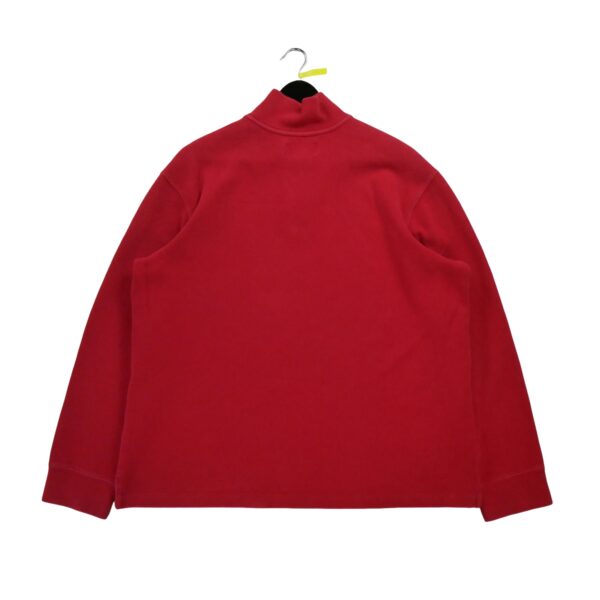 Pull homme manches longues rouge Polo Ralph Lauren Col Montant