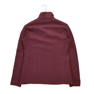 Pull polaires femme manches longues rouge Patagonia Motif chine Col Montant