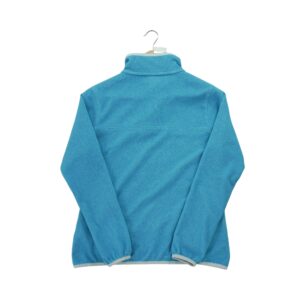 Pull polaires femme manches longues turquoise Patagonia Col Montant