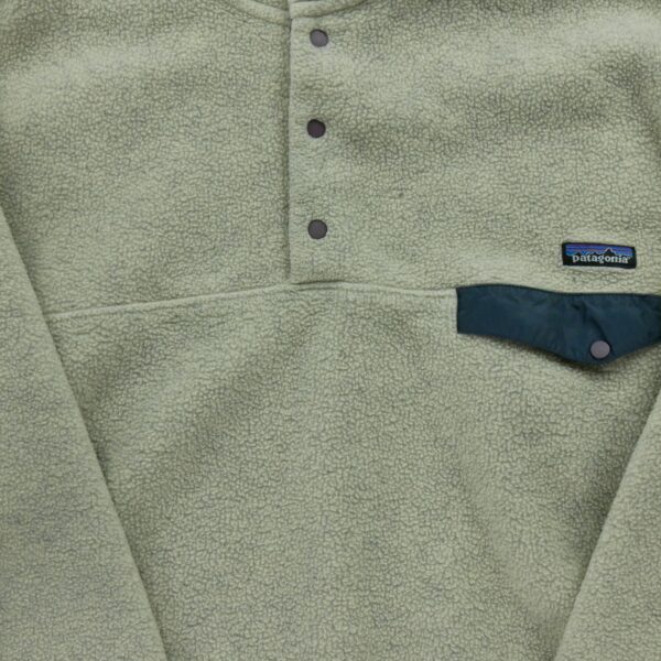 Pull polaires homme manches longues beige Patagonia Col Montant