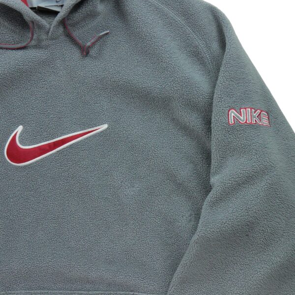 Pull polaires homme manches longues gris Nike Col Rond