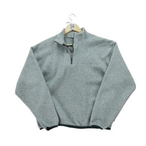 Pull polaires homme manches longues gris Russell Athletic Col Montant
