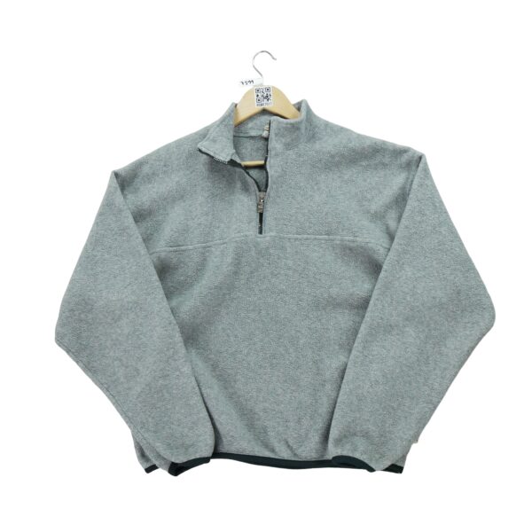 Pull polaires homme manches longues gris Russell Athletic Col Montant