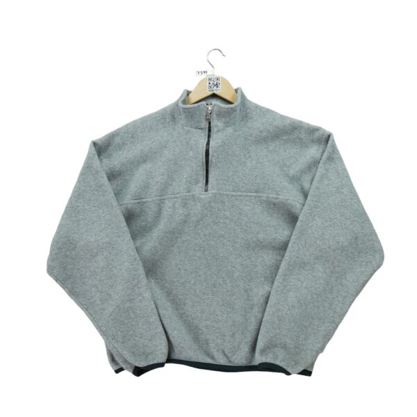 Pull polaires homme manches longues gris Russell Athletic Col Montant