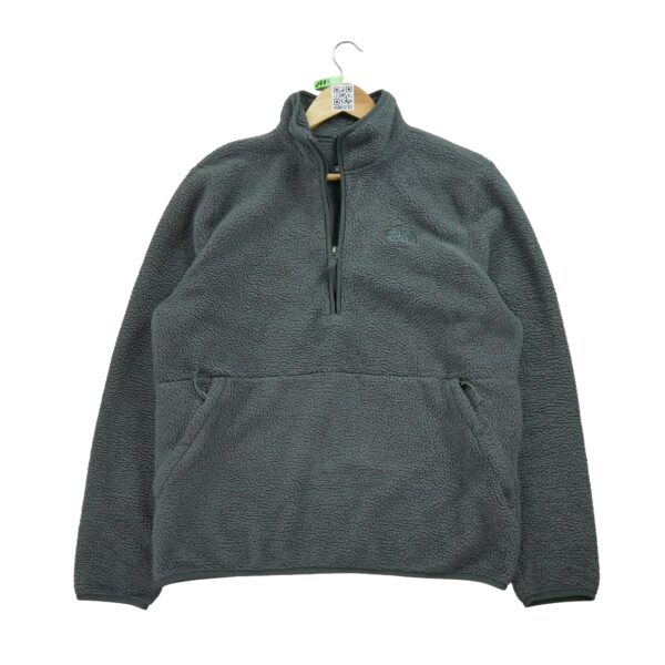 Pull polaires homme manches longues gris The North Face Col Montant