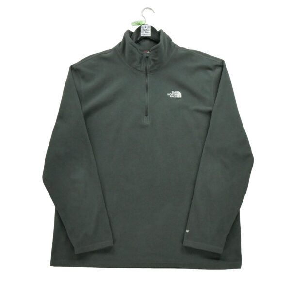 Pull polaires homme manches longues gris The North Face Col Montant