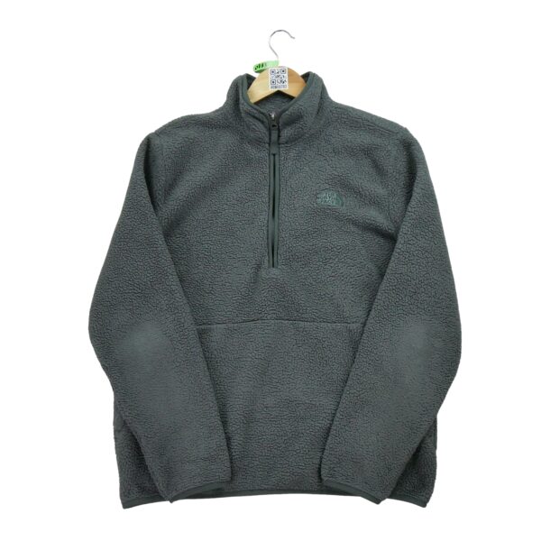 Pull polaires homme manches longues gris The North Face Col Montant