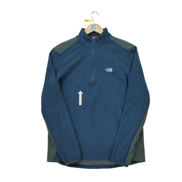Pull polaires homme manches longues marine The North Face Col Montant
