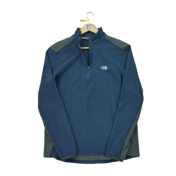 Pull polaires homme manches longues marine The North Face Col Montant