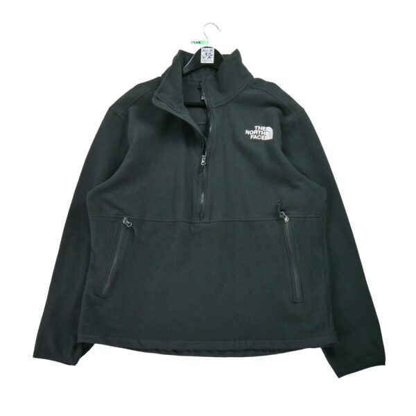 Pull polaires homme manches longues noir The North Face Col Montant