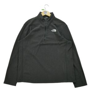 Pull polaires homme manches longues noir The North Face Col Montant
