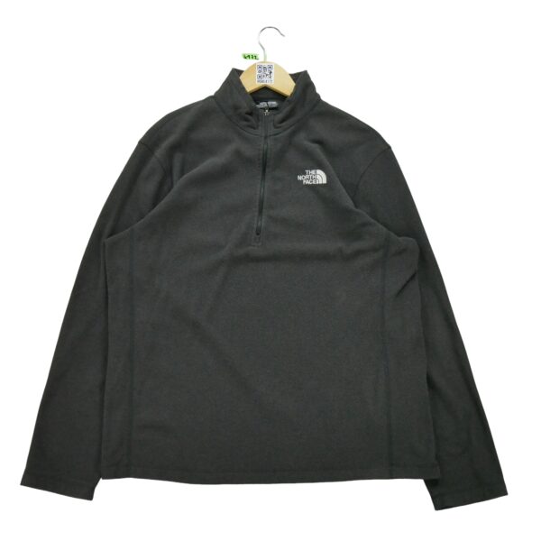 Pull polaires homme manches longues noir The North Face Col Montant