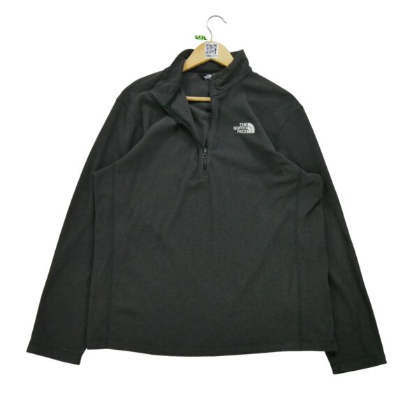 Pull polaires homme manches longues noir The North Face Col Montant
