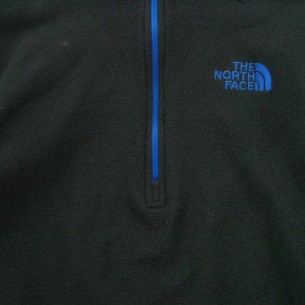Pull polaires homme manches longues noir The North Face Col Montant