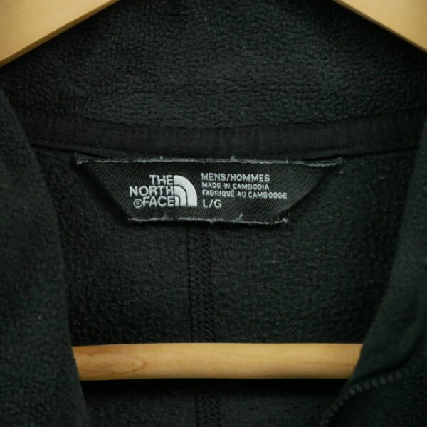 Pull polaires homme manches longues noir The North Face Col Montant