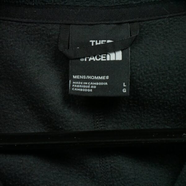 Pull polaires homme manches longues noir The North Face Col Montant