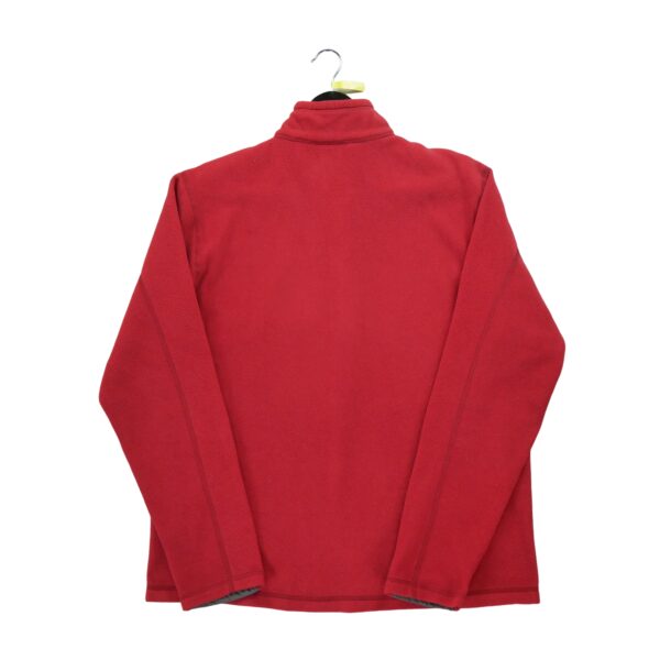 Pull polaires homme manches longues rouge The North Face Col Montant