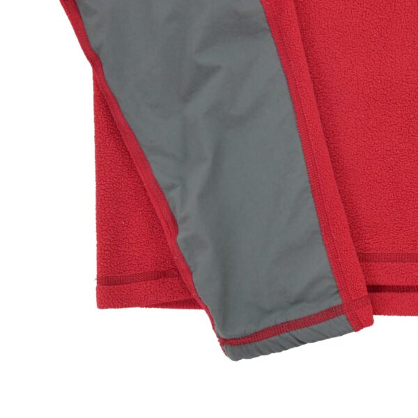 Pull polaires homme manches longues rouge The North Face Col Montant