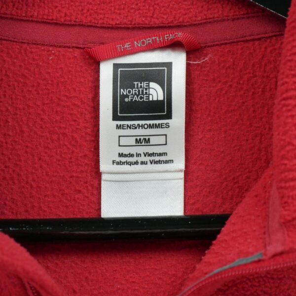 Pull polaires homme manches longues rouge The North Face Col Montant